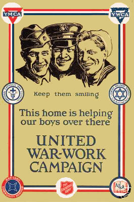 (image for) United War Work Campaign Sticker